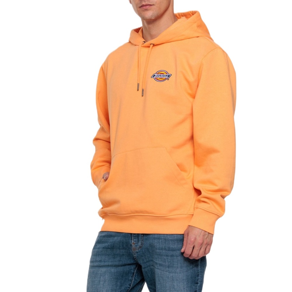 DICKIES EMBROIDERED CHEST LOGO FLEECE HOODIE - XL